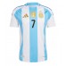 Maillot de foot Argentine Rodrigo De Paul #7 Domicile vêtements Copa America 2024 Manches Courtes